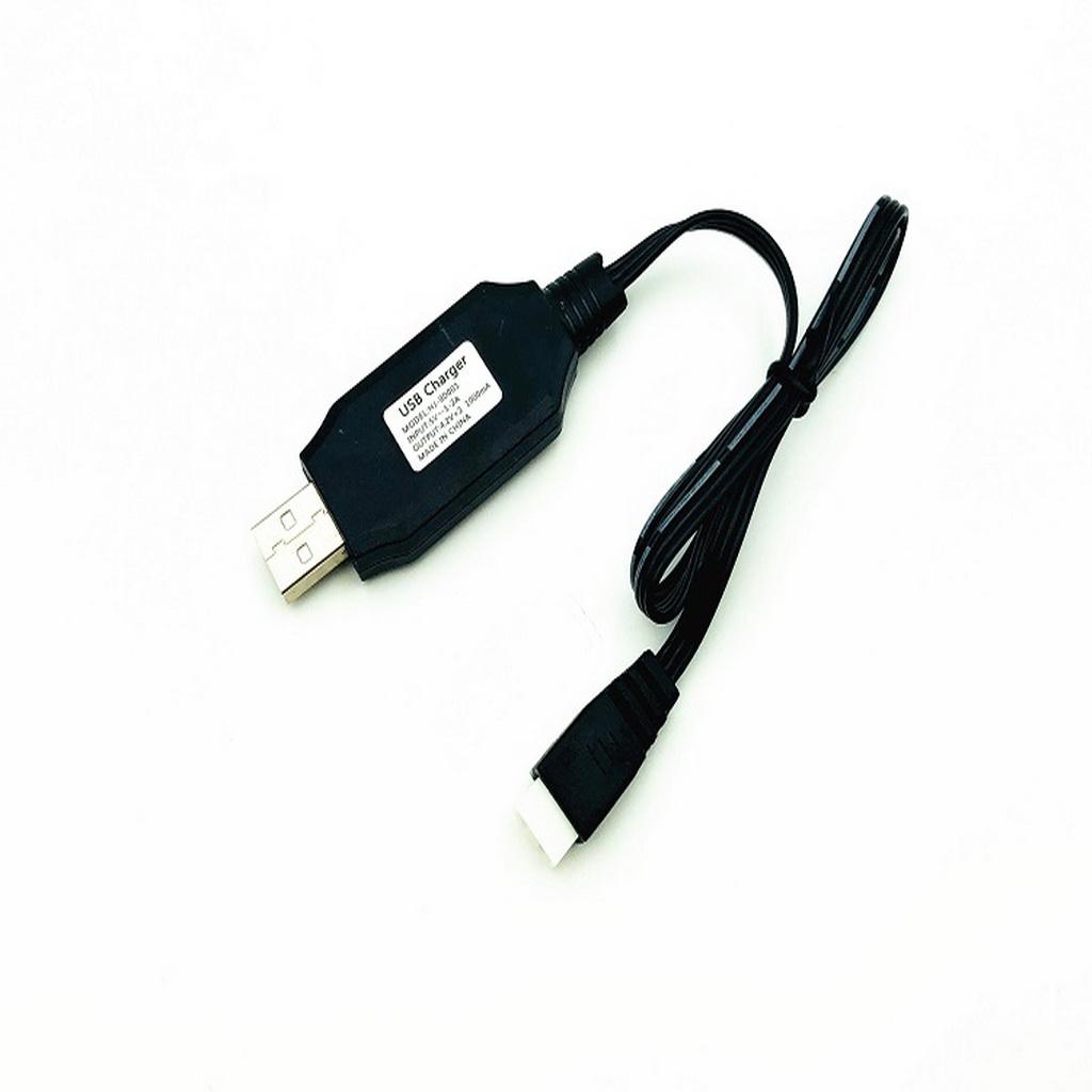 2xAX5S 7.4V USB Charging Cable for WPL B-14K B-16K B-24K B-36K C-14K C-24K