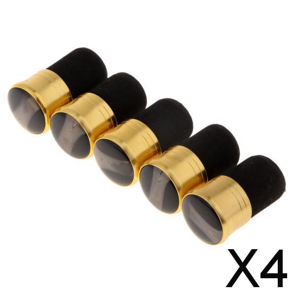 4x5pcs Fishing Rod Pole Butt Caps Front Cover Stopper End Protector 19mm