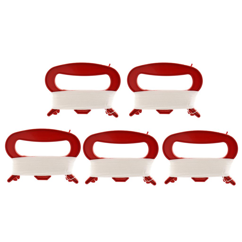 5x 100m Kite Line String & Kite Handle for Fishing Camping Outdoor Activity