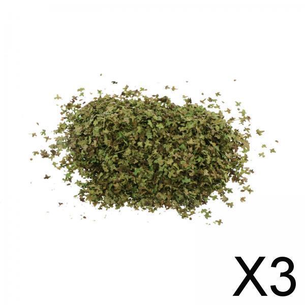 3xRealistic Miniature Leaves Simulation Leaves for Train DIY Mini Model Layout Summer Green
