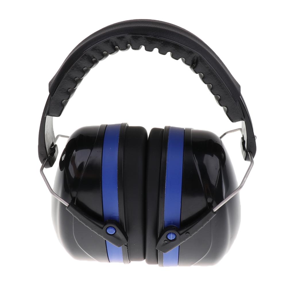 Safety Ear Muffs Professional Ear Defenders for Sleep/Shooting Blue+Black