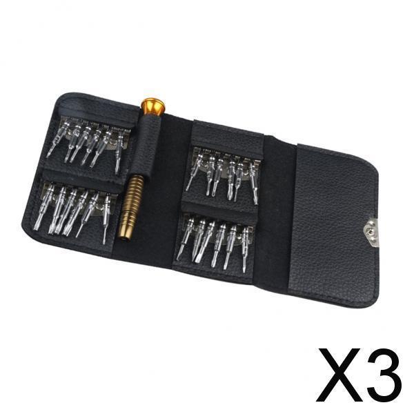 3x25 in 1 Mini Screwdriver Kit Sets for Watch Glasses Smartphone Laptop Watch