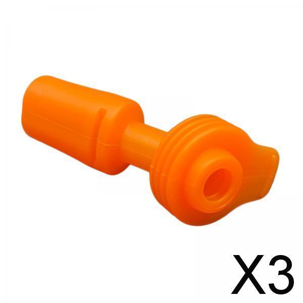3xSilicone Bite Valve for Kettles for Hiking Biking Cycling Orange