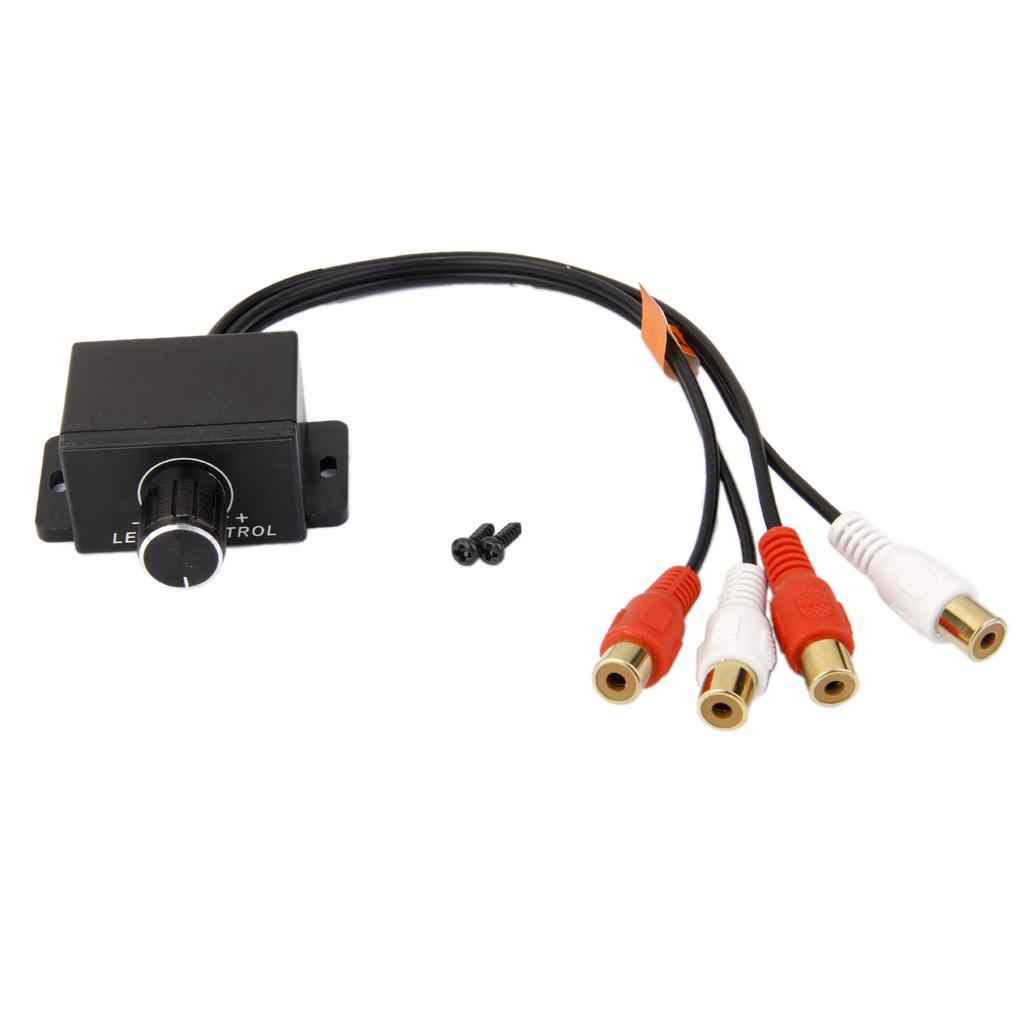 Universal Car / Home Amplifier Bass RCA Gain Level Volume Control Knob