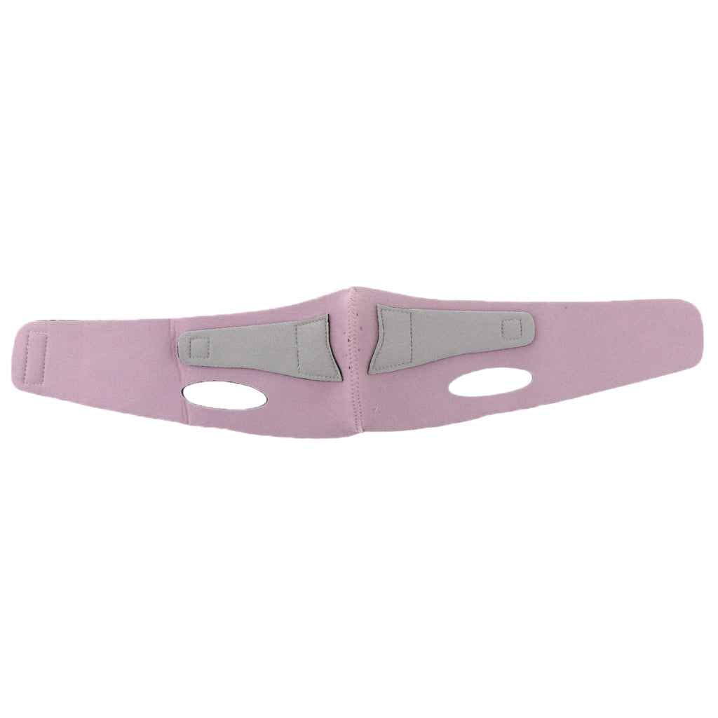 Chin Cheek Shaper Strap Belt V Line Facial Neck Lifting Firming Tool Pink