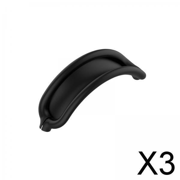3xHeadband Cover Silicone Soft Comfortable for Wireless Headphone Accessory Black