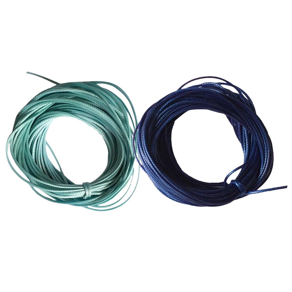 20 Meters Multicolor Wax Nylon String Rope DIY Bracelet Necklace Findings