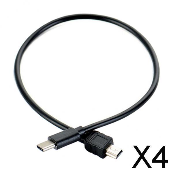 4xUSB-C Male to USB Male Power Charger Professional Data Cable for Phone