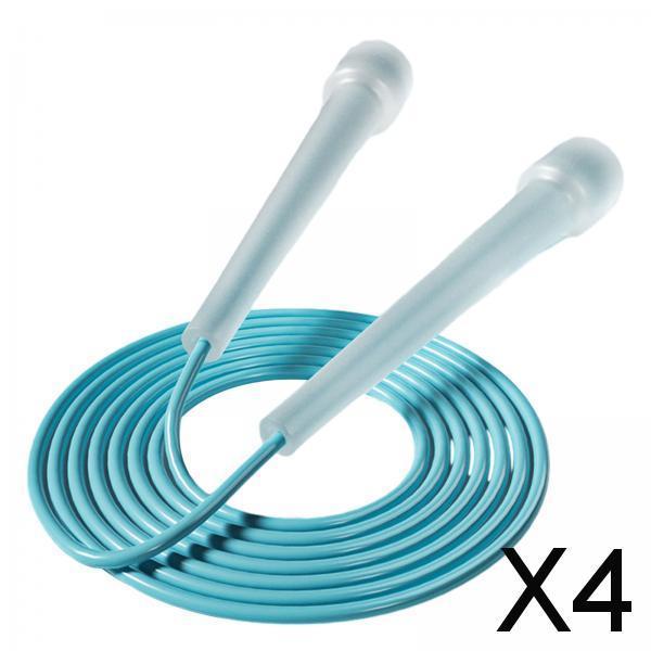 4xSkipping Rope 9.2ft Adjustable Jump Rope for Indoor Outdoor Training Workout