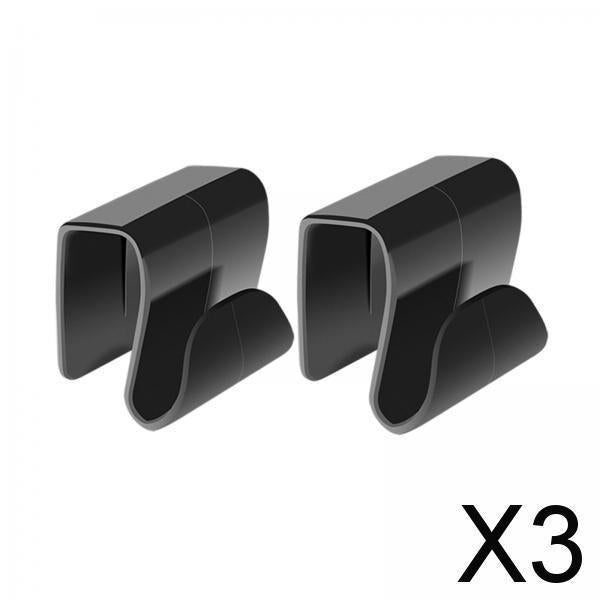3x2Pcs Car Grocery Bag Hooks Hanger for Tesla Model 3 Model Y Accessories Thin Glove Box