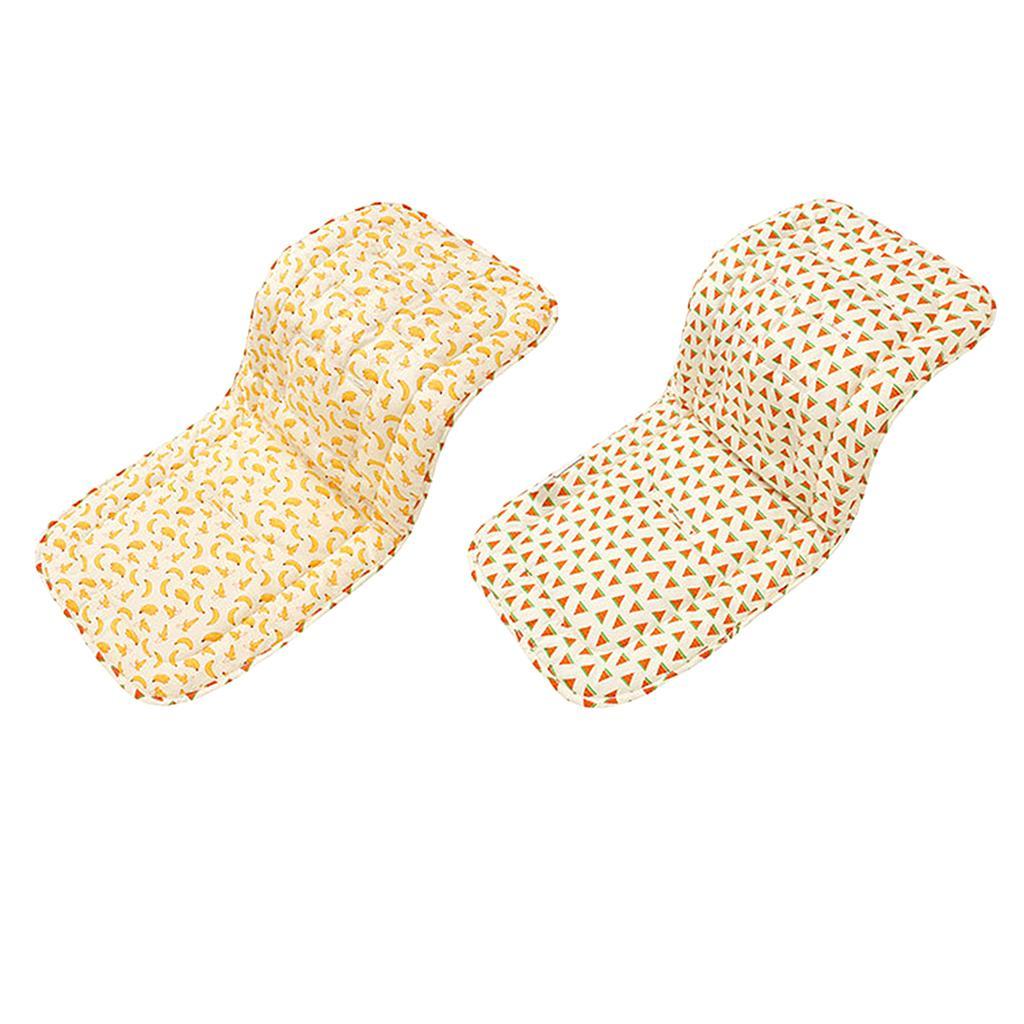 Universal Baby Stroller Pram Liner Cushion Pad Mat Banana