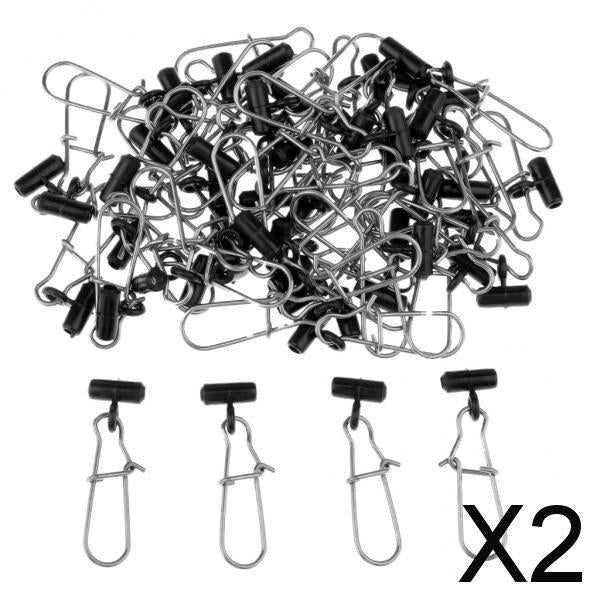 2xFishing Line Sinker Slider High-strength Stainless Steel Snap A