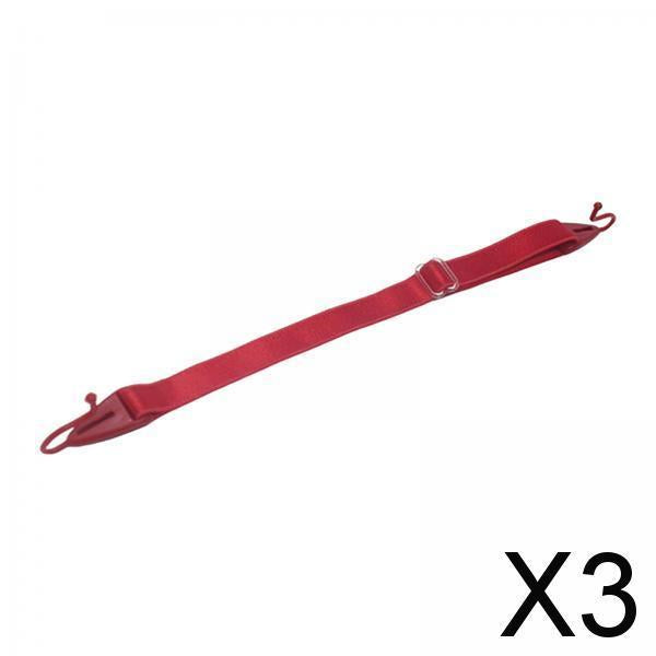 3xEye Glasses Holders Around Neck Non Slip String Rope for Men Skiing Hiking Red