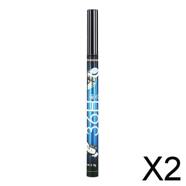 2xPrecision Liquid Eyeliner Pen Smudgeproof Waterproof Eye Liner Definer Blue