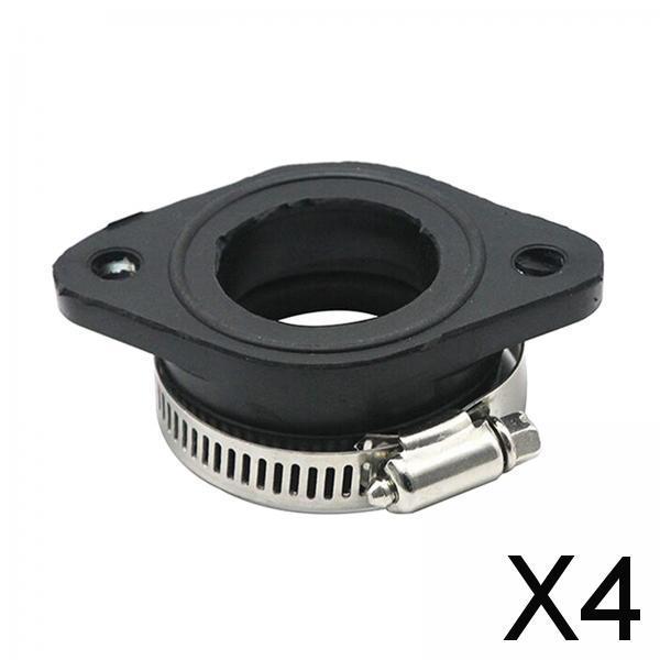 4xCarburetor Intake Adapter Boot Joint Rubber for 32mm 34mm Carburetor