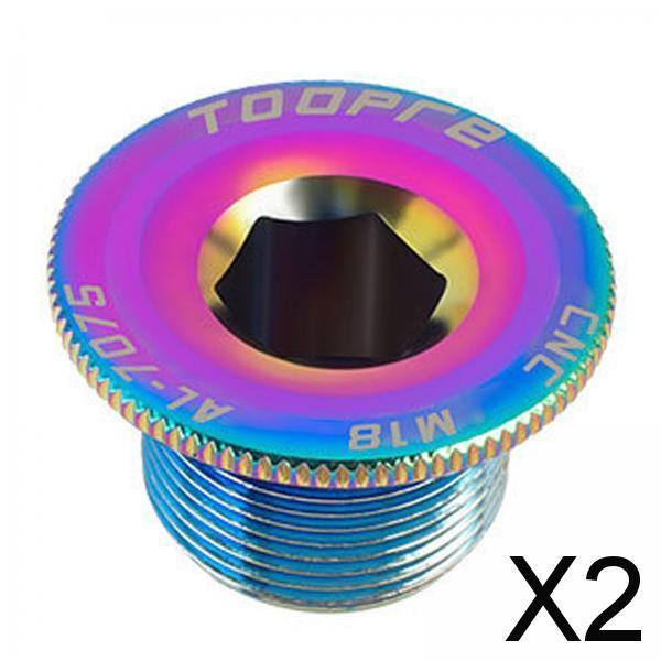 2xBike Crankset Screw MTB Mountain Road Bicycle Crank Arm Bolts Multicolor