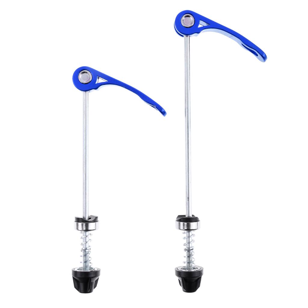 Bicycle Quick Release Skewers Road Bike Wheel Hub Skewers Axle Parts Blue