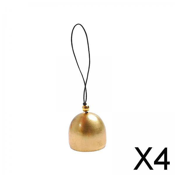 4xMini Bell Doorbell Copper bell DIY Craft Dog Training Festival Ornament