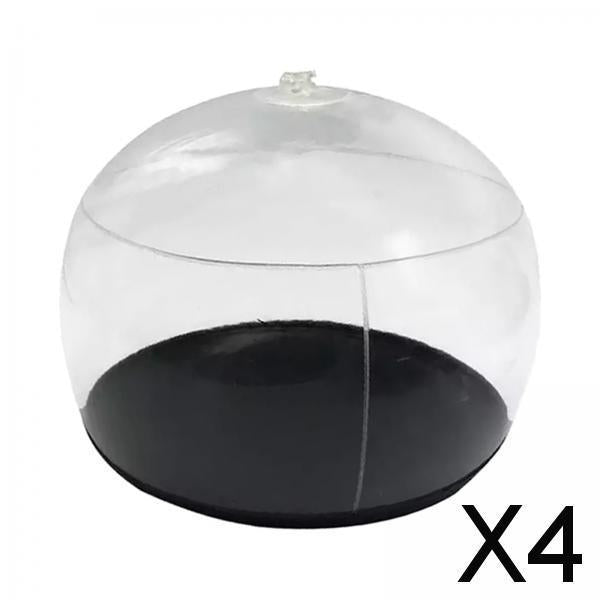 4xInflatable Kids Hat Shaper Hat Holder Hat Display Rack for Wardrobe Storage Black