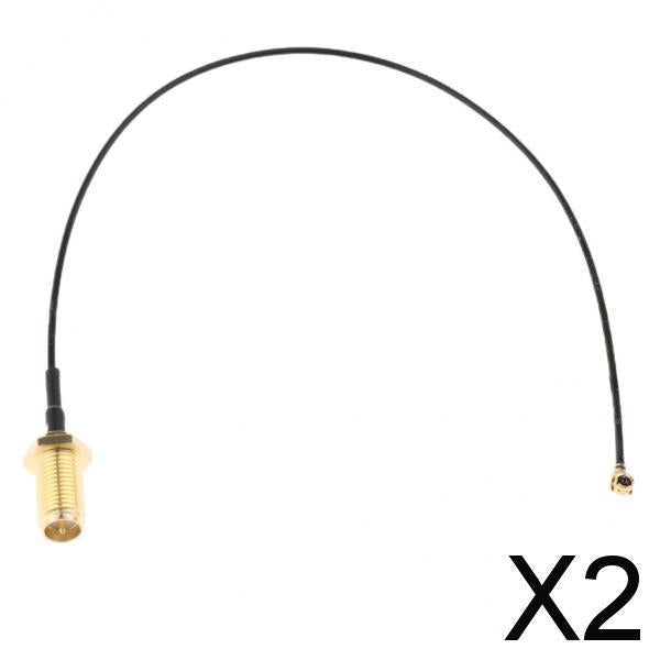 2xIPEX Turn UF.L To SMA Coaxial Extension Antenna Adapter Cable 30cm