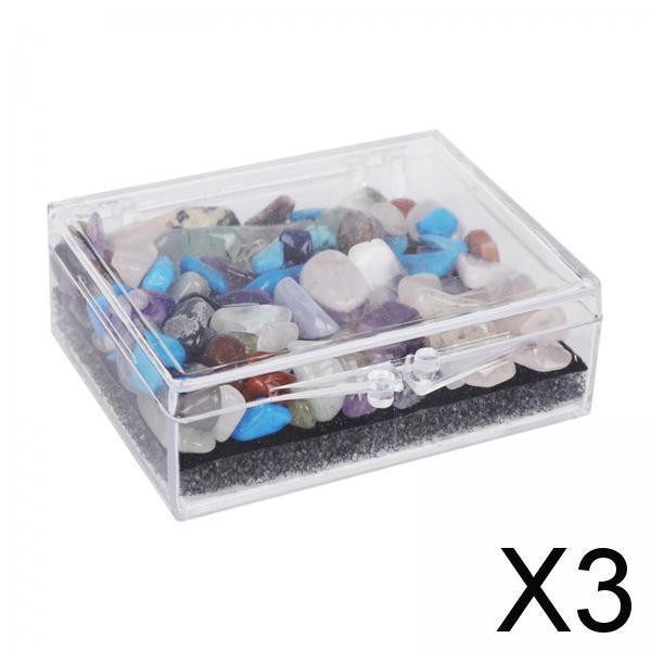 3xRock and Mineral Educational Collection Science Ornament Stem for Gift Girls