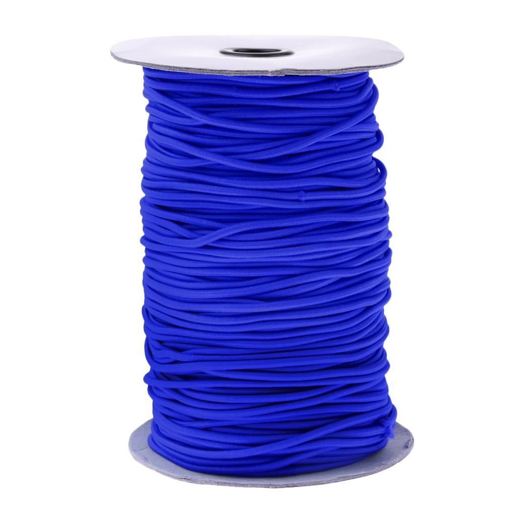3mm Elastic Bungee Rope Shock Cord Tie Down Boats Trailers Roof Rack 100m