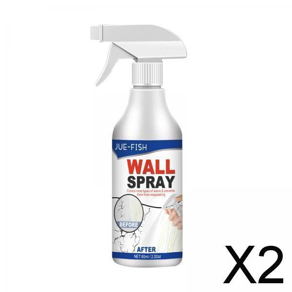 2xWall Spray Paint Graffiti Repair Mending Stain for Bedroom Bathroom