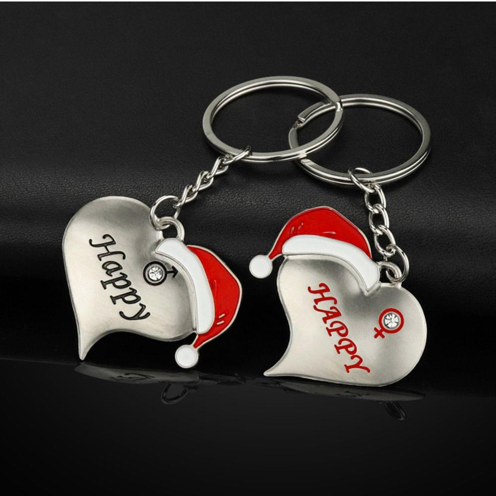 SUNMUSIC Fashion Sweethearts Metal Key Chain Women & Men - 1