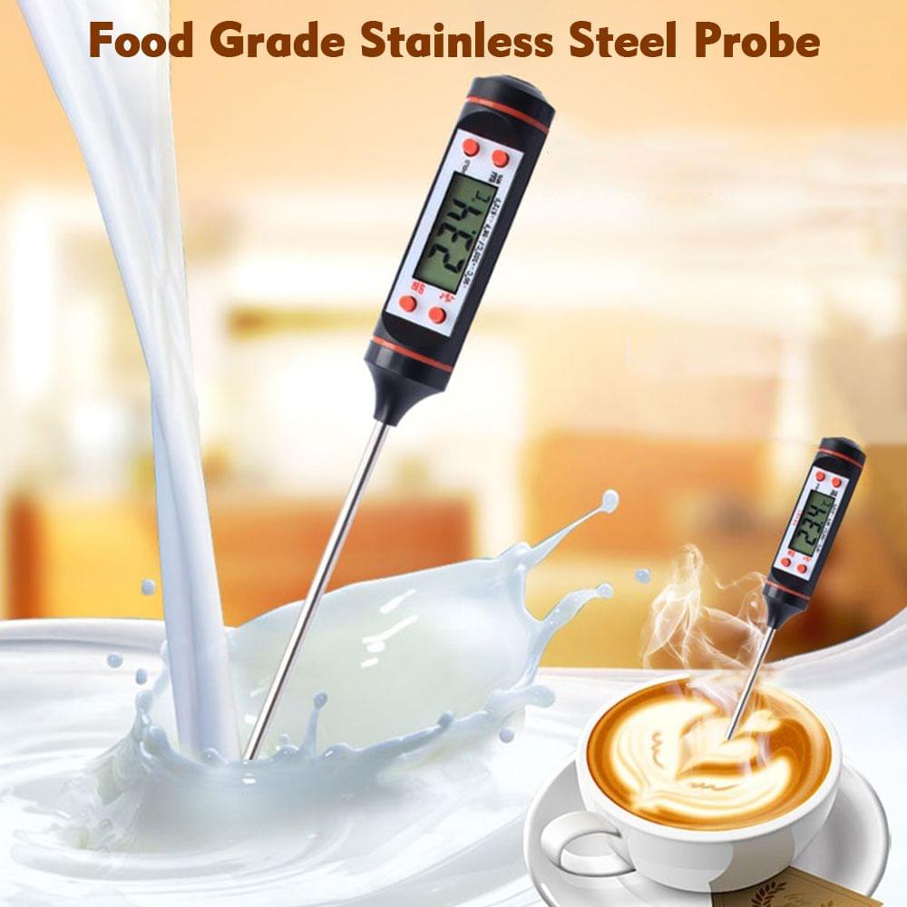 Probe Thermometer 5 Seconds Instant Read LCD Digital Display