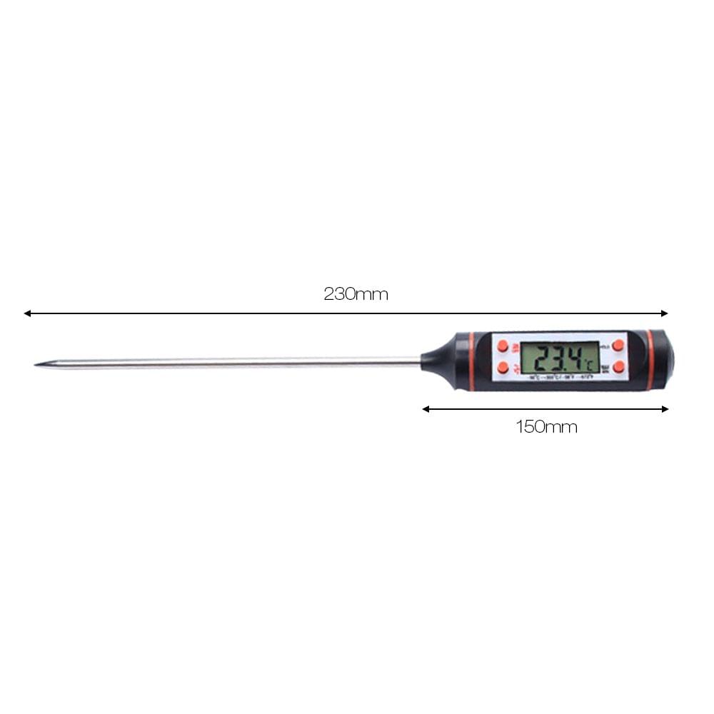 Probe Thermometer 5 Seconds Instant Read LCD Digital Display