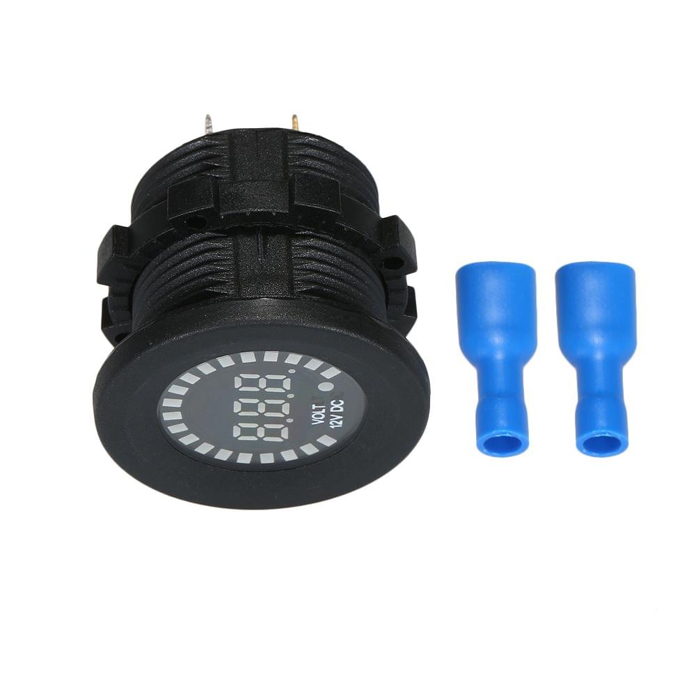 12V Mini Digital Voltage Meter LED Panel Display Voltmeter