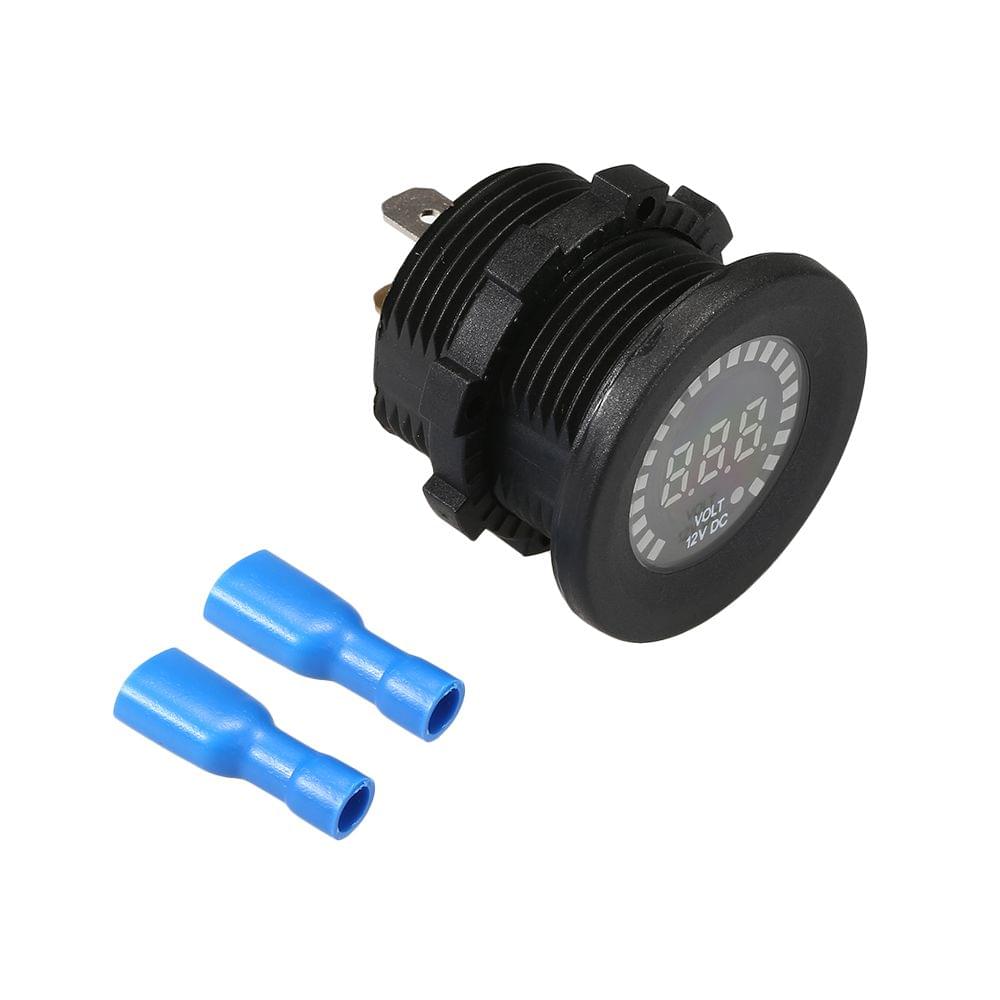 12V Mini Digital Voltage Meter LED Panel Display Voltmeter