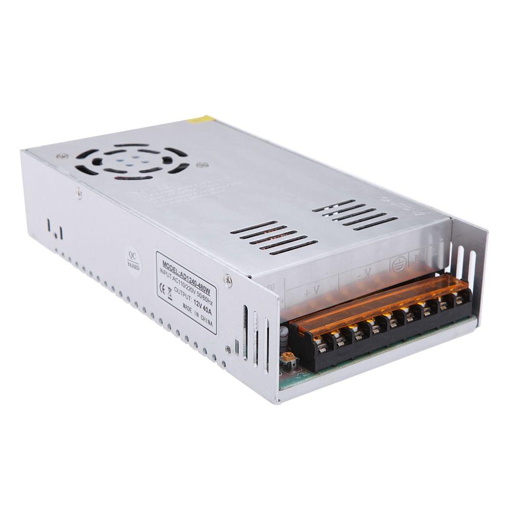 LED Driver Switch Power Supply AC 110V/220V to DC 12V 40A