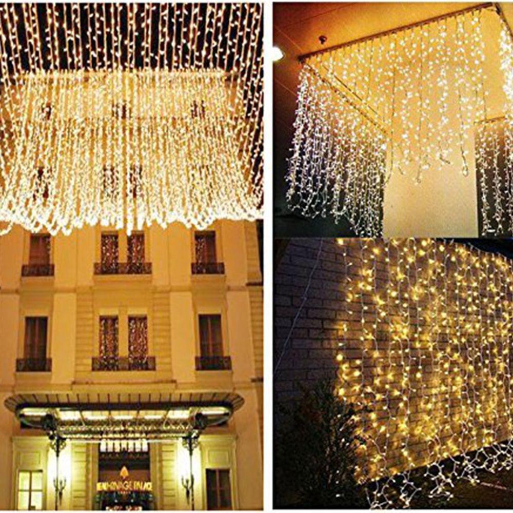 Tomshine 200LEDs String Light 6w 25 meters/82 ft IP44 Water - UK Plug
