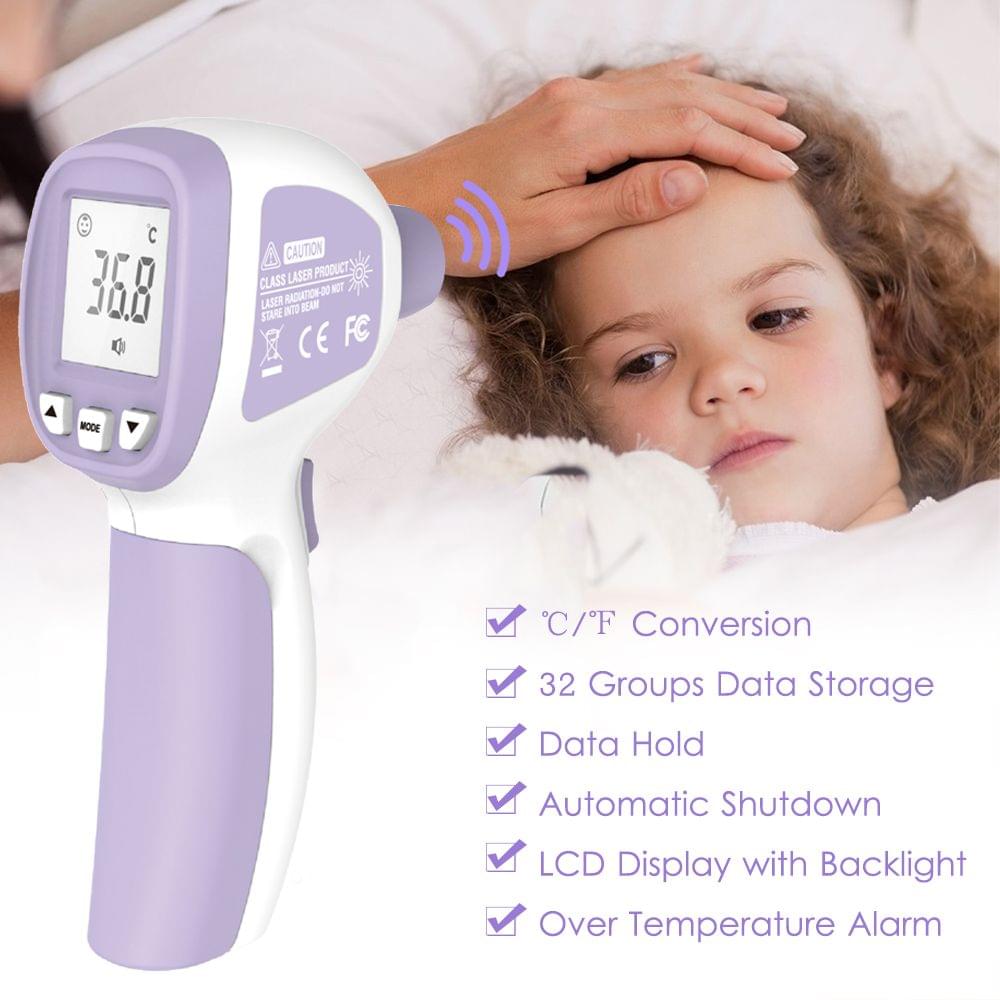 LCD Digital IR Thermometer Non-contact Infrared Forehead