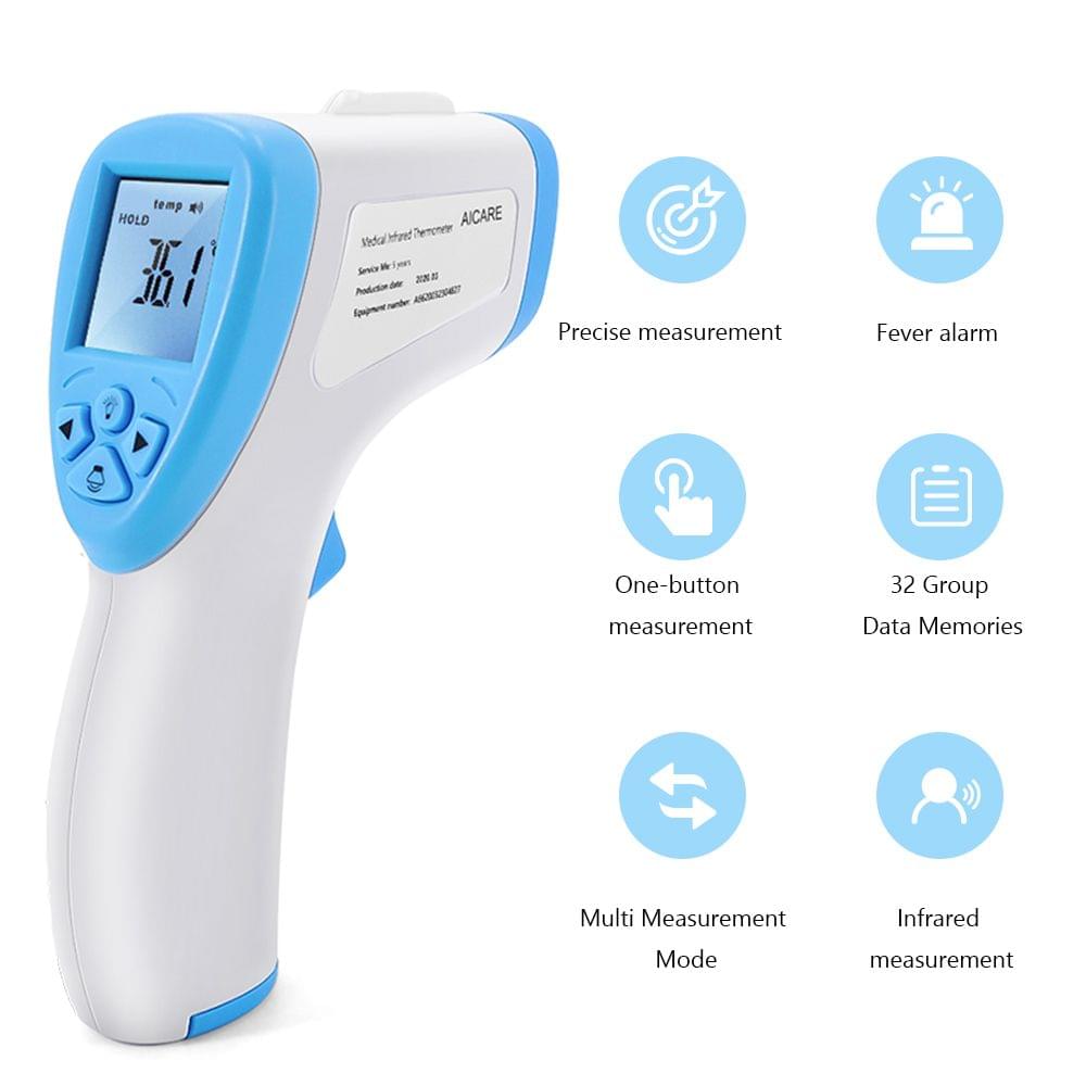 Non-Contact Forehead Thermometer Digital LCD Display