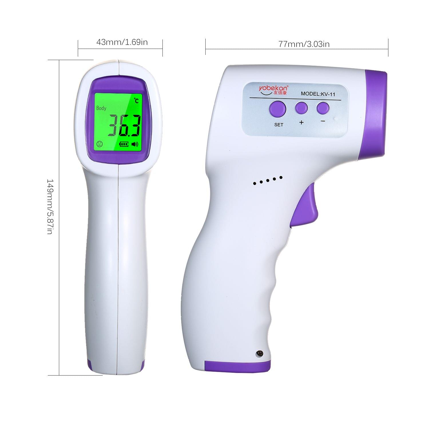 Digital Infrared Forehead Thermometer LCD IR Thermometer