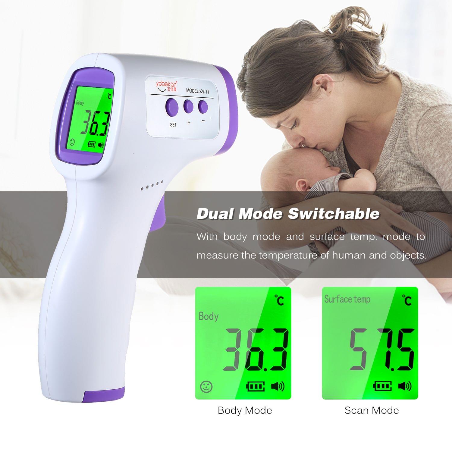 Digital Infrared Forehead Thermometer LCD IR Thermometer