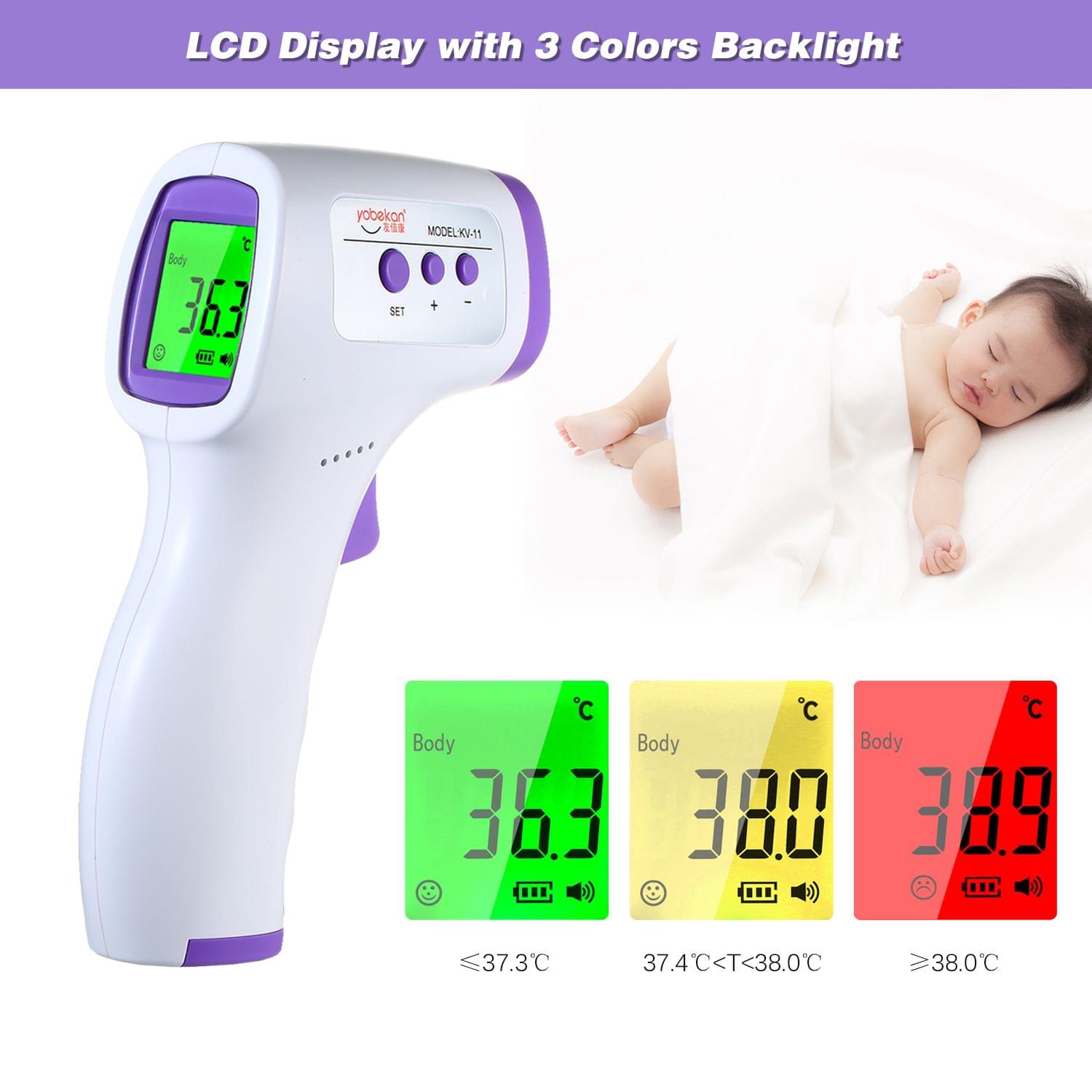 Digital Infrared Forehead Thermometer LCD IR Thermometer