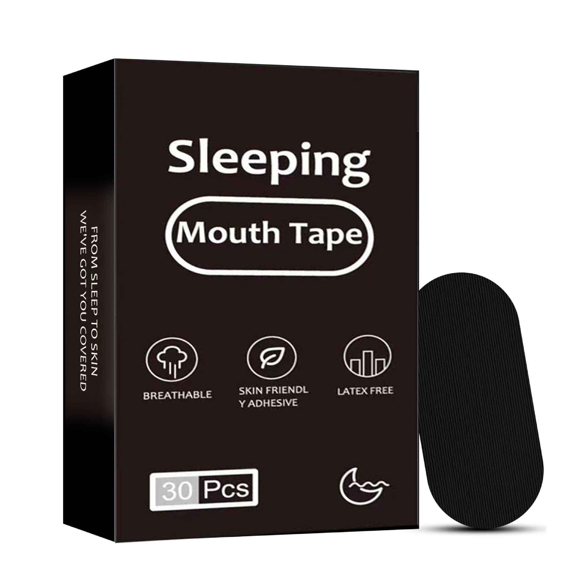 mouth tape anti-snoring patch lip patch mouth breathing correction patch box of 30 pieces