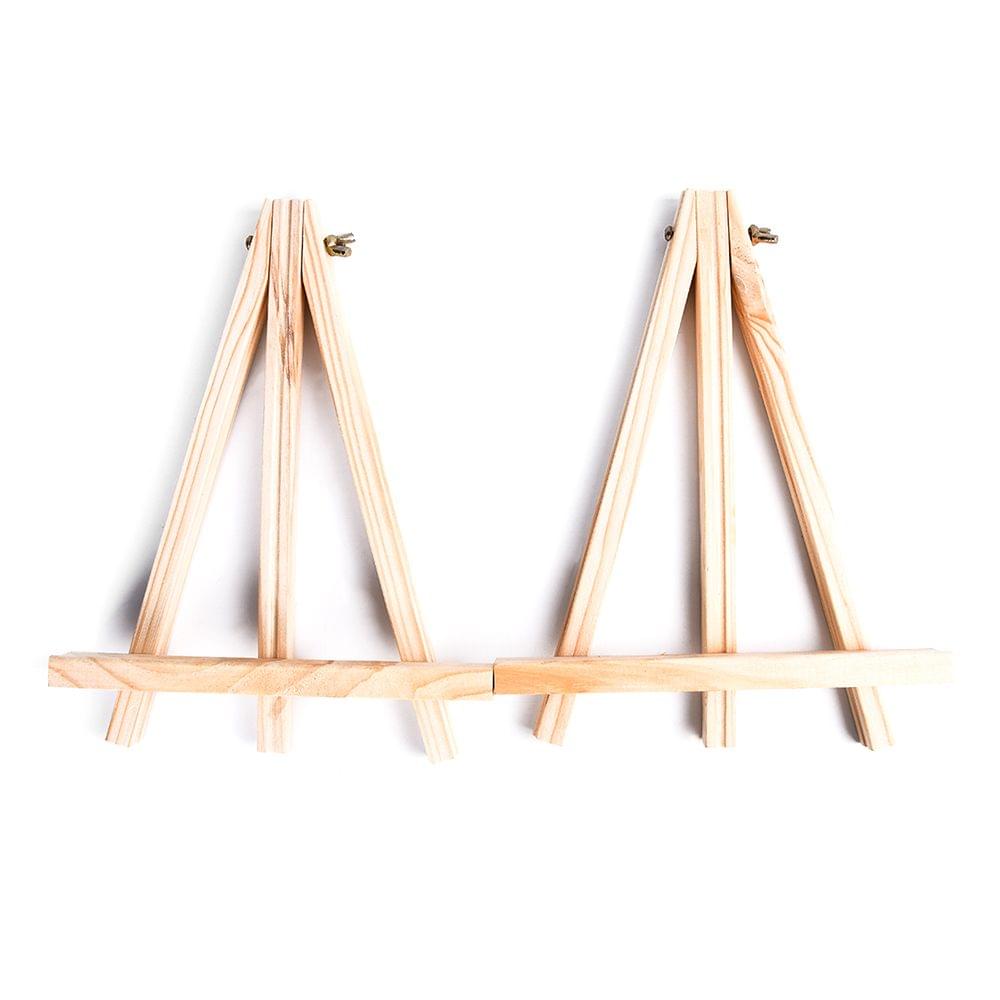 2 PCS Mini Artist Wooden Easel Wood Wedding Table Card