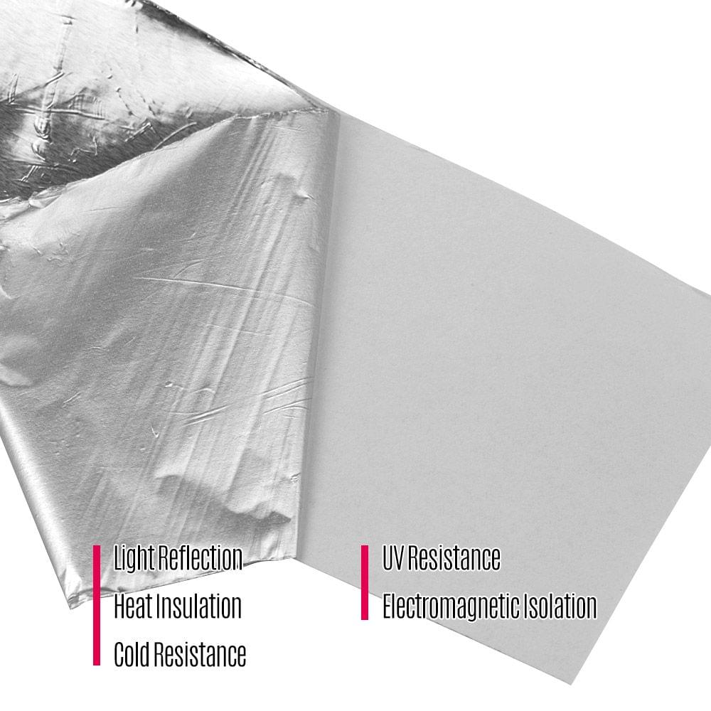 Aluminum Foil Tape High Adhesive Tape Heat Shield 2 Inch x - 50mm x 50m