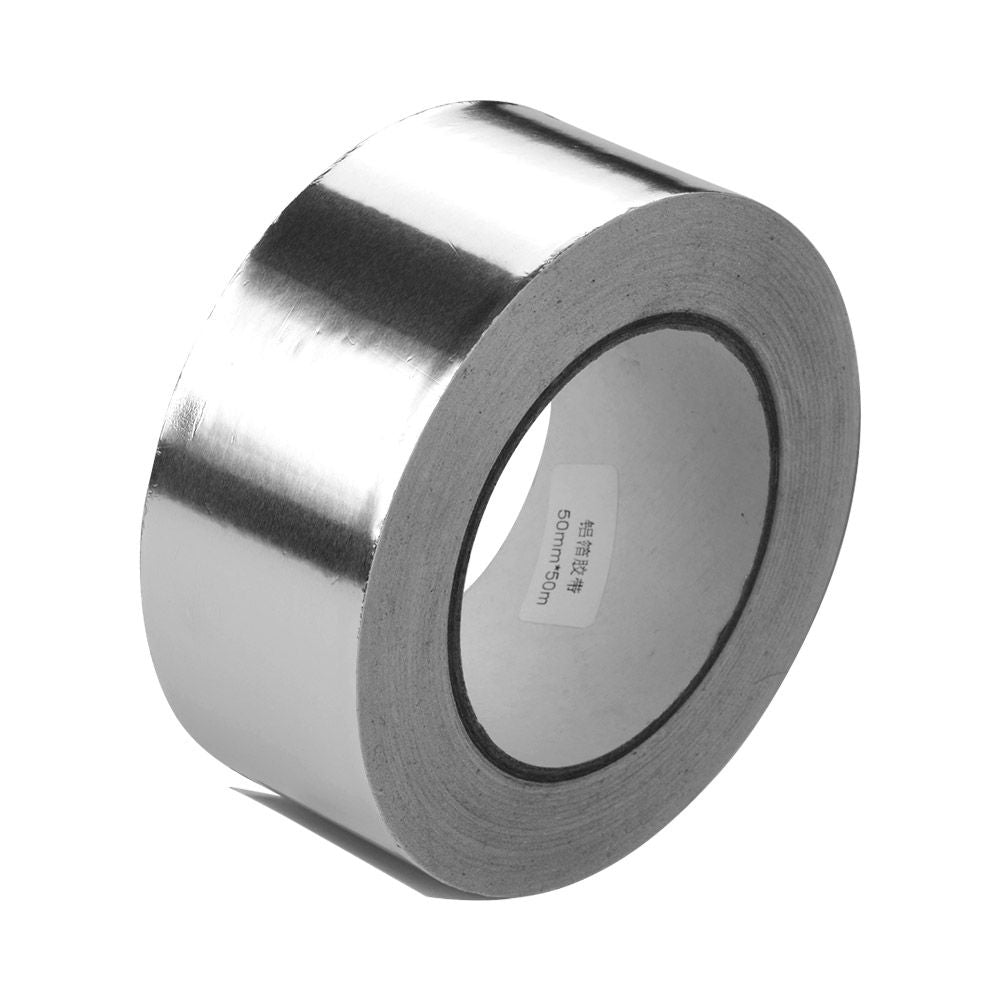 Aluminum Foil Tape High Adhesive Tape Heat Shield 2 Inch x - 50mm x 50m