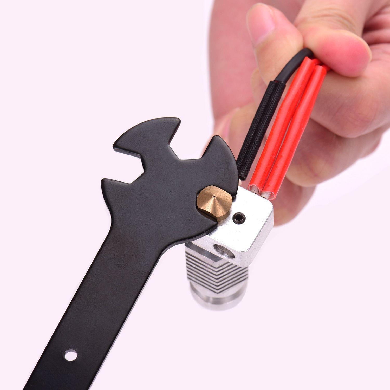 Aibecy 2pcs 5 in 1 Wrench Multifunction Flat Spanner