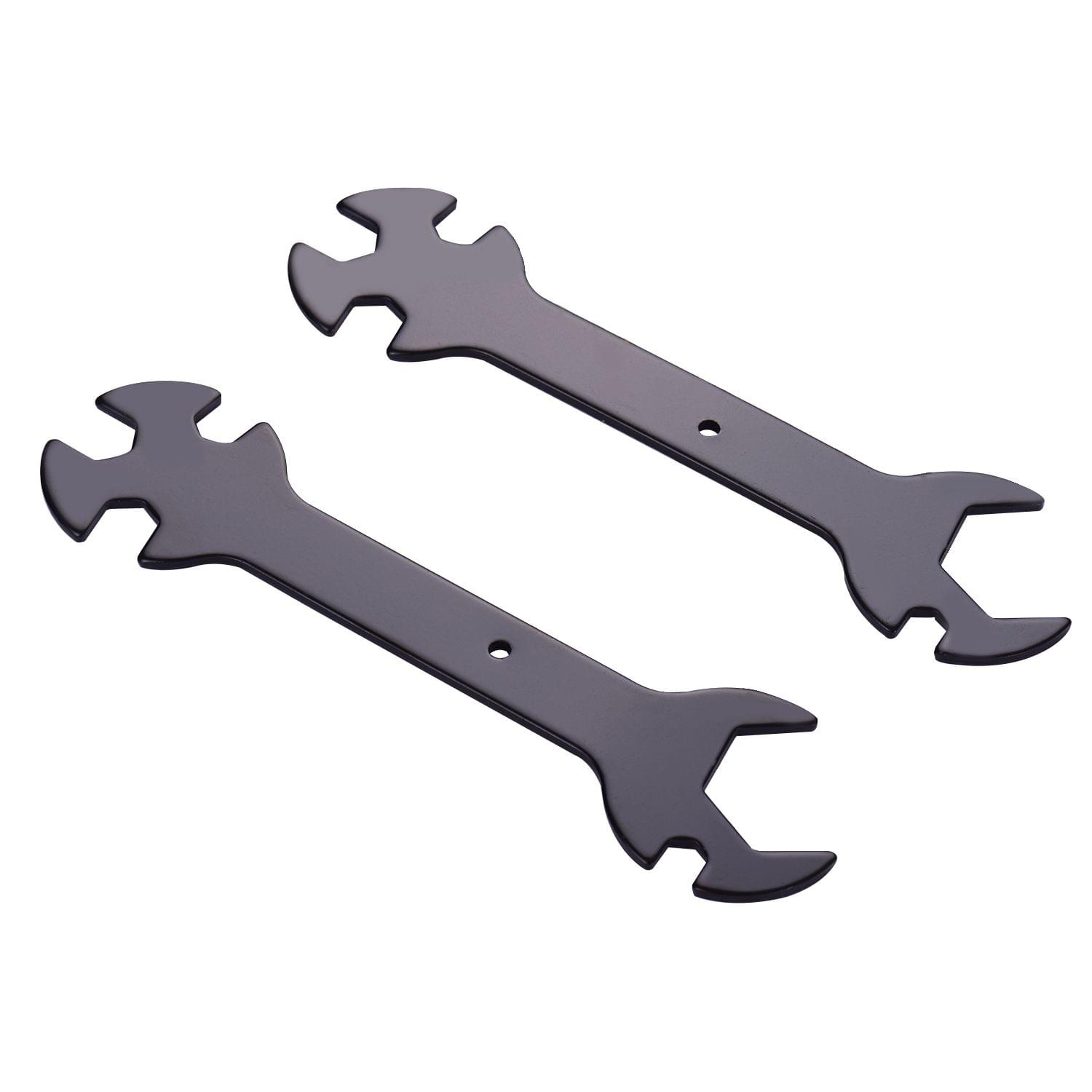 Aibecy 2pcs 5 in 1 Wrench Multifunction Flat Spanner