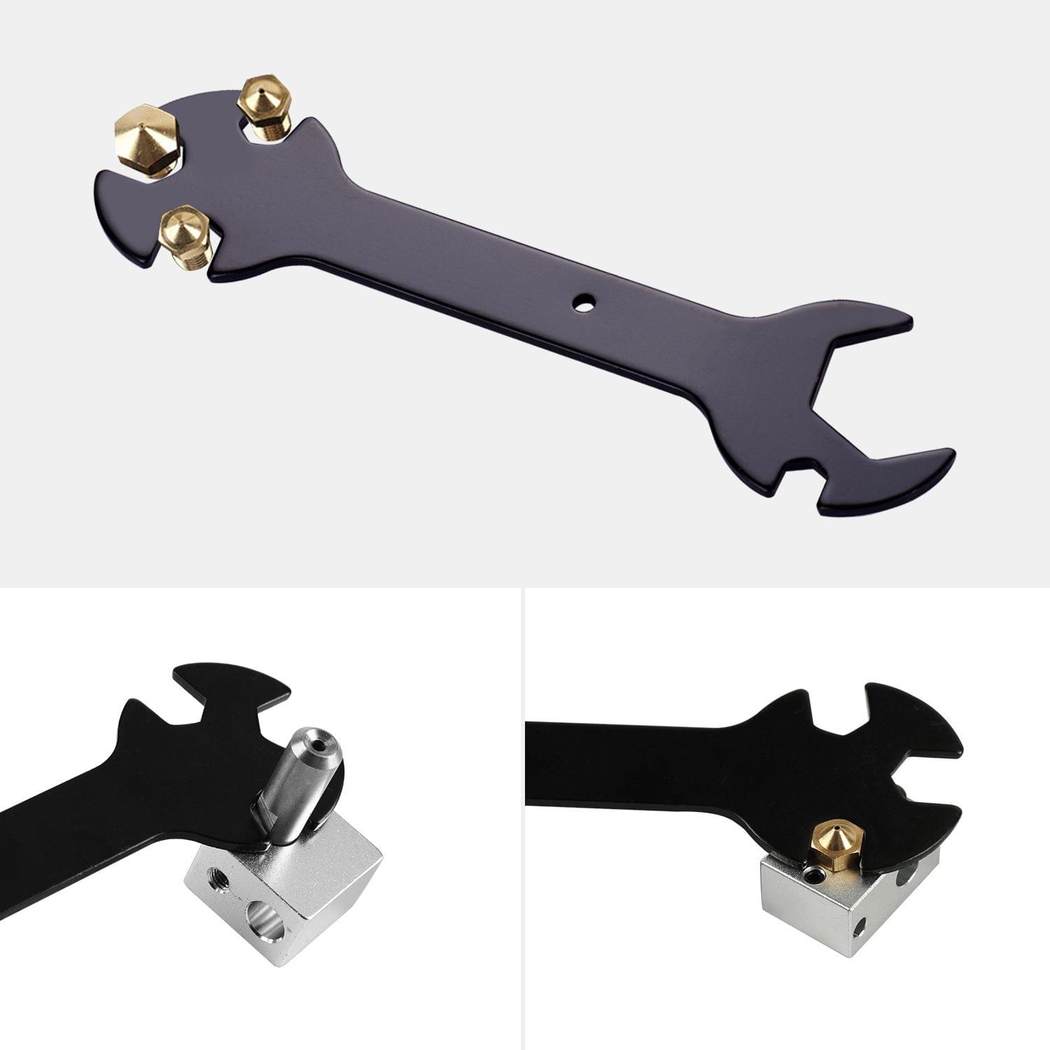 Aibecy 2pcs 5 in 1 Wrench Multifunction Flat Spanner