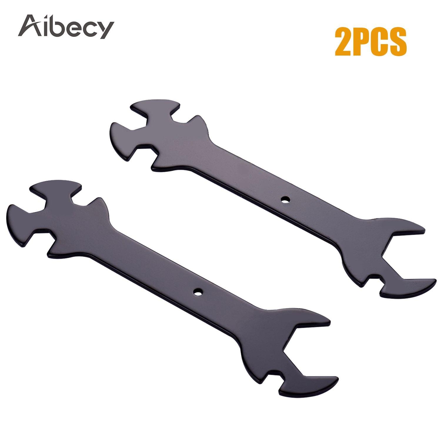 Aibecy 2pcs 5 in 1 Wrench Multifunction Flat Spanner