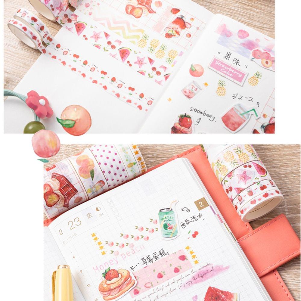 Washi Japanese Paper Tape Scrapbooking Tape Rolls 2 Meters - Word