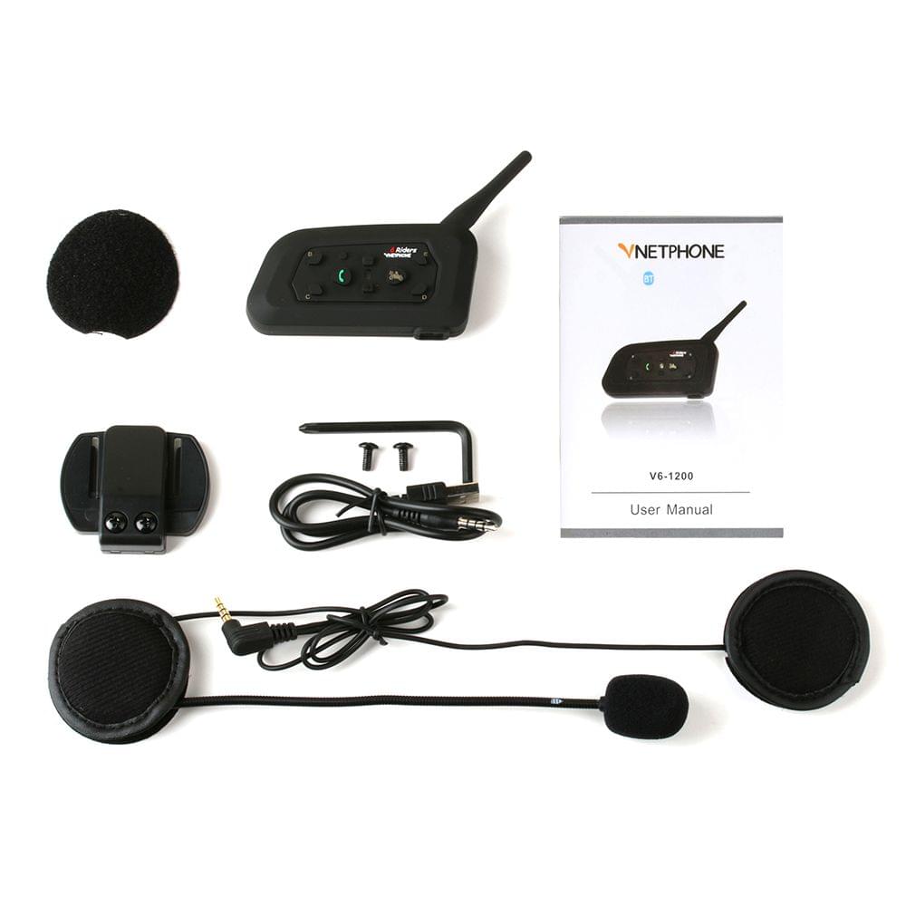 Wireless Motorcycle Radio BT Walkie-talkie V6-1200 - 1