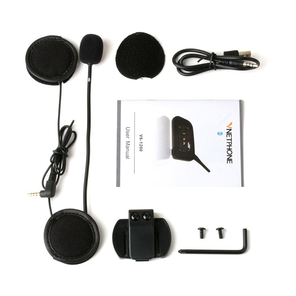 Wireless Motorcycle Radio BT Walkie-talkie V6-1200 - 1
